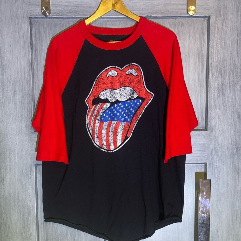 The Rolling Stones 2015 Zip Code North American Tour Concert Tee Size XL - Picture 2 of 8